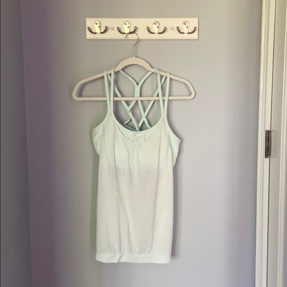 Tank top with built in sports bra